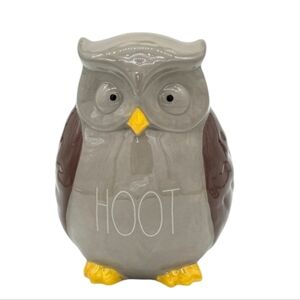 Rae Dunn Hoot Owl Home Decor Accent NEW Glazed Finish